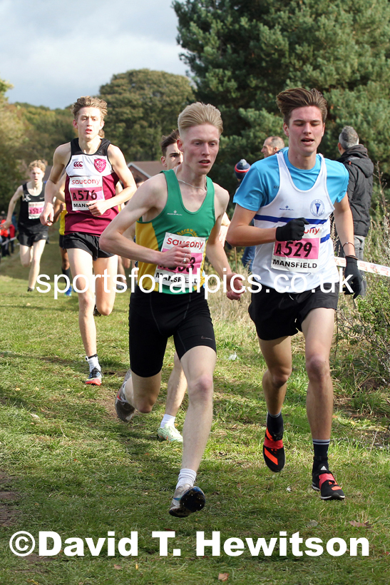Junior mens 2021 National Cross Country Relays, Berry Hill Park, Mansfield. Photo: David T. Hewitson/Sports for All Pics